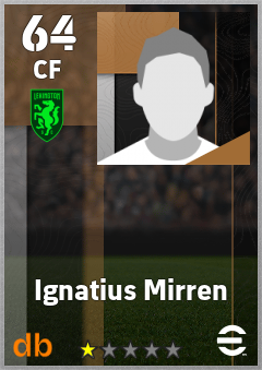 Ignatius Mirren eFootball player card