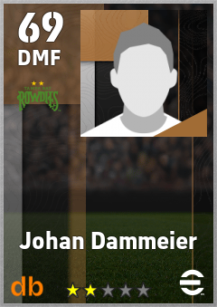 Johan Dammeier eFootball player card