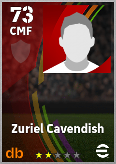 Zuriel Cavendish — CMF, OVR 73, MAX 73