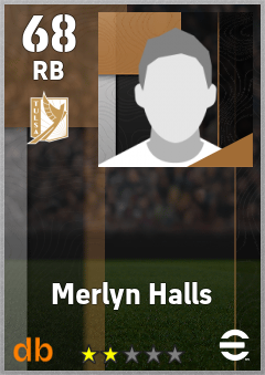 Merlyn Halls — RB, OVR 68, MAX 68