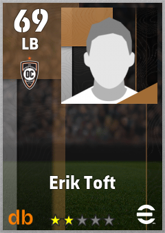 Erik Toft eFootball player card