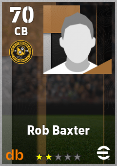 Rob Baxter eFootball player card