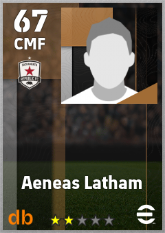 Aeneas Latham — CMF, OVR 67, MAX 67