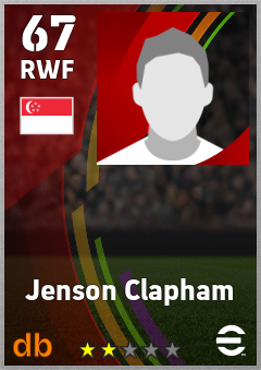 Jenson Clapham eFootball player card