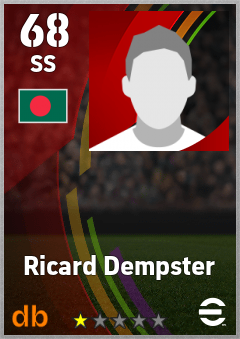 Ricard Dempster — SS, OVR 68, MAX 68