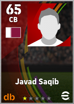 Javad Saqib — CB, OVR 65, MAX 65