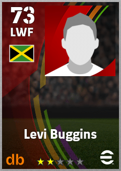 Levi Buggins — LWF, OVR 73, MAX 73