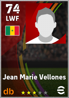 Jean Marie Vellones eFootball player card