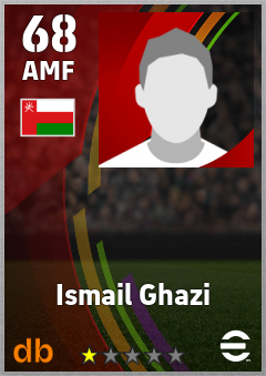 Ismail Ghazi — AMF, OVR 68, MAX 68