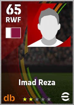 Imad Reza — RWF, OVR 65, MAX 65