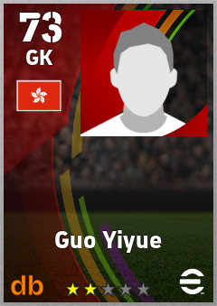 Guo Yiyue — GK, OVR 73, MAX 73