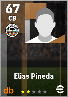 Elias Pineda — CB, OVR 67, MAX 67