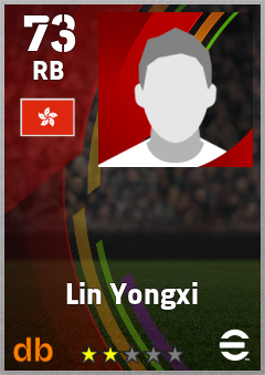 Lin Yongxi — RB, OVR 73, MAX 73