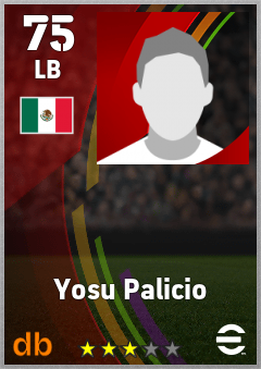 Yosu Palicio — LB, OVR 75, MAX 75