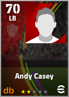Andy Casey — LB, OVR 70, MAX 70