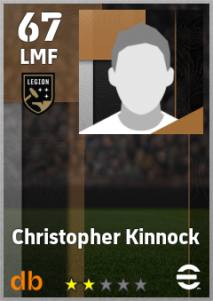 Christopher Kinnock eFootball player card