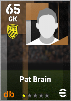 Pat Brain eFootball player card