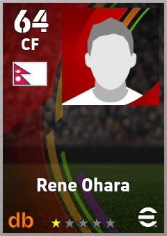 Rene Ohara eFootball player card