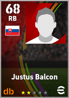 Justus Balcon eFootball player card