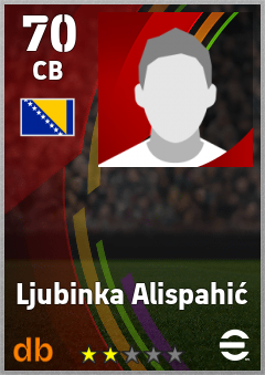 Ljubinka Alispahić — CB, OVR 70, MAX 70