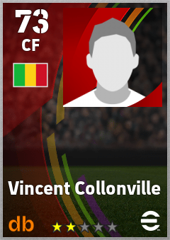Vincent Collonville — CF, OVR 73, MAX 73