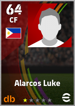 Alarcos Luke eFootball player card