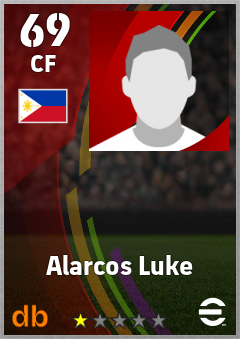 Alarcos Luke — CF, OVR 69, MAX 69
