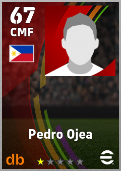 Pedro Ojea — CMF, OVR 67, MAX 67