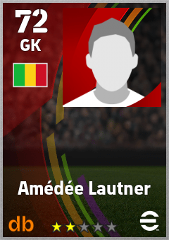 Amédée Lautner — GK, OVR 72, MAX 72