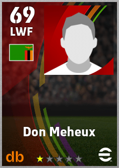 Don Meheux — LWF, OVR 69, MAX 69