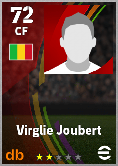 Virglie Joubert — CF, OVR 72, MAX 72