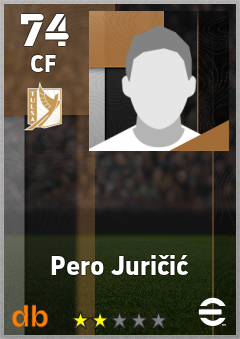 Pero Juričić — CF, OVR 74, MAX 74