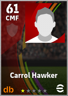 Carrol Hawker eFootball player card