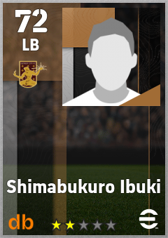Shimabukuro Ibuki — LB, OVR 72, MAX 72
