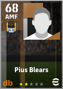 Pius Blears eFootball player card