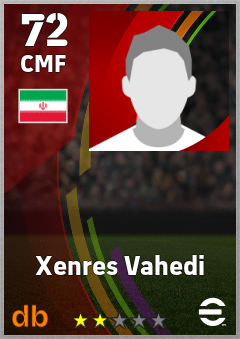 Xenres Vahedi — CMF, OVR 72, MAX 72