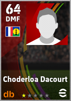 Choderloa Dacourt eFootball player card