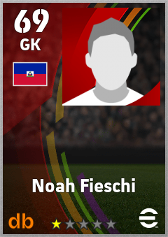 Noah Fieschi — GK, OVR 69, MAX 69