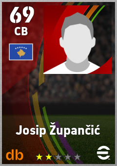 Josip Župančić eFootball player card