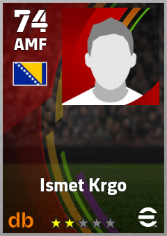 Ismet Krgo — AMF, OVR 74, MAX 74