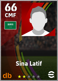 Sina Latif — CMF, OVR 66, MAX 66