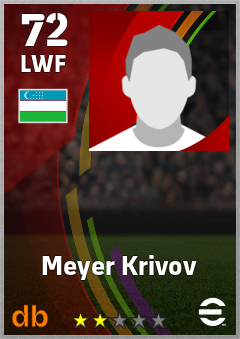 Meyer Krivov — LWF, OVR 72, MAX 72