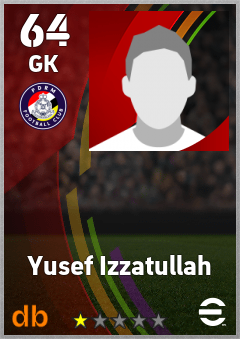 Yusef Izzatullah — GK, OVR 64, MAX 64