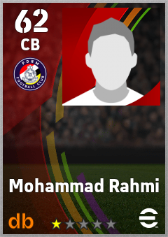 Mohammad Rahmi eFootball player card