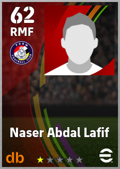 Naser Abdal Lafif — RMF, OVR 62, MAX 62