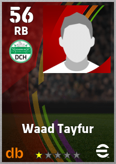 Waad Tayfur eFootball player card
