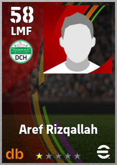 Aref Rizqallah — LMF, OVR 58, MAX 58