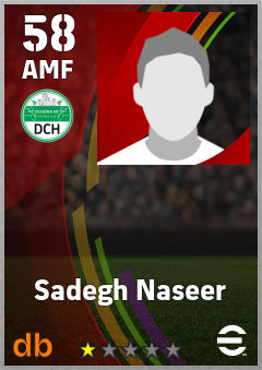 Sadegh Naseer — AMF, OVR 58, MAX 58