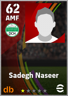 Sadegh Naseer — AMF, OVR 62, MAX 62