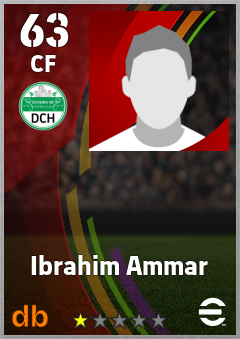 Ibrahim Ammar — CF, OVR 63, MAX 63